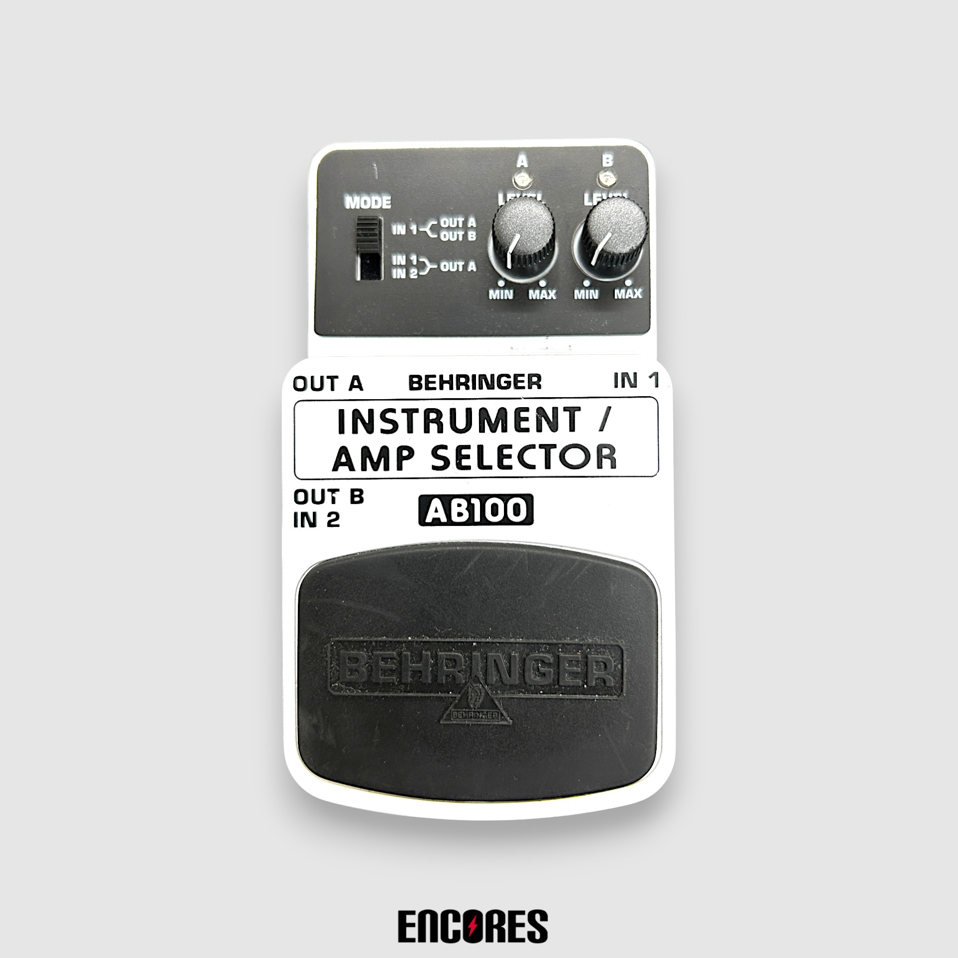 BEHRINGER AB100 Instrument Amp SELECTOR