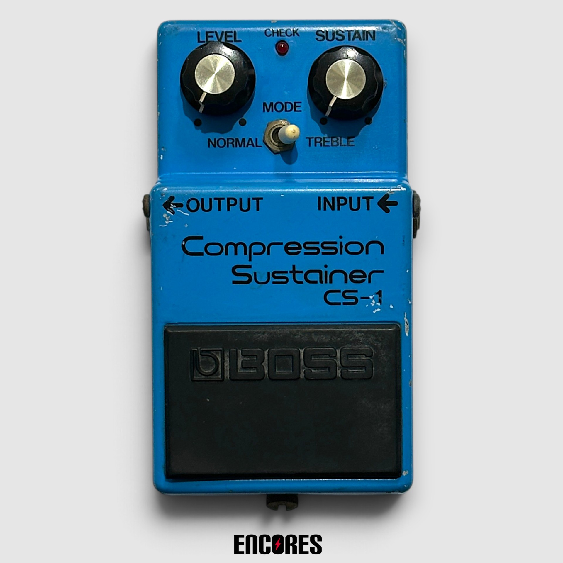 BOSS MADE IN JAPAN 銀ネジ スケルトンスイッチ CS-1 Compression Sustainer