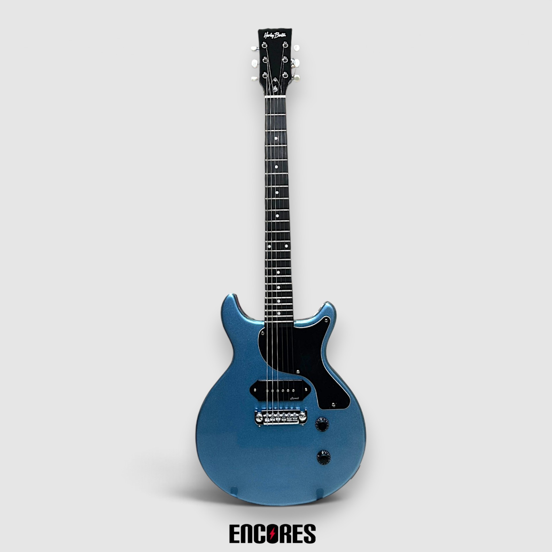 Harley Benton DC-Junior Pelham Blue
