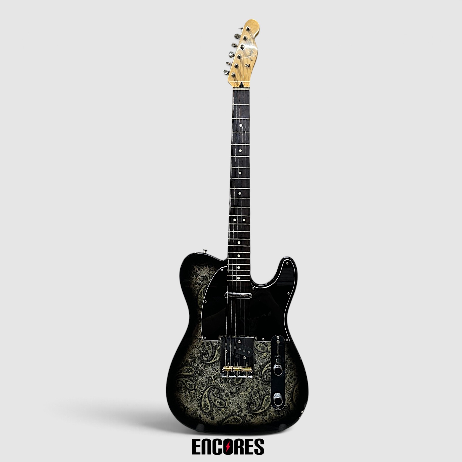 Fender JAPAN LTD TELE BLK PAISLEY-JP-19